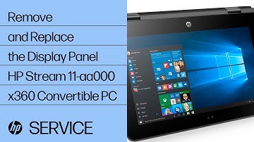 Remove and Replace the Display Panel | HP Stream 11-aa000 x360 Convertible PC | HP Support