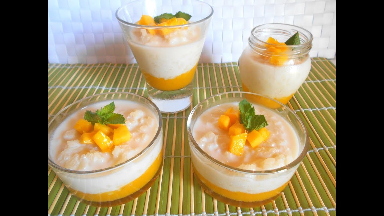 ARROZ CON LECHE DE COCO Y MANGO