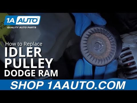 How to Replace Idler Pulleys 04-08 Dodge Ram