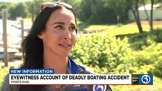 Eyewitness recalls ‘eerie’ moments following deadly boating incident in Portland