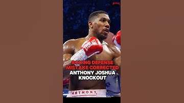 Common Boxing Defense Mistake Corrected #anthonyjoshua #knockoutcity   #boxingdefense #fyp #foryou