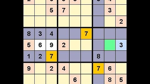 How to Solve Los Angeles Times Sudoku Expert July 2, 2022