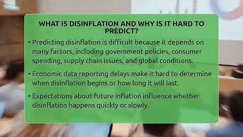 What Is Disinflation And Why Is It Hard To Predict? - Inflation Insight Channel