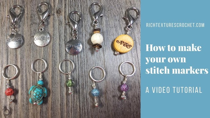 DIY Knitting Row Counter and Stitch Marker – Affordable Jewellery