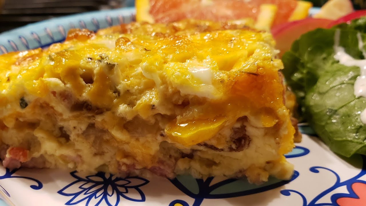 Ma B's Baked Omelet/ Using those fresh eggs