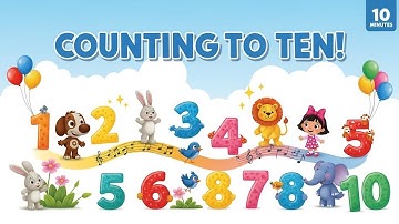 Counting to Ten Adventure Mashup | Fun Numbers Song for Kids | Animagic Studio