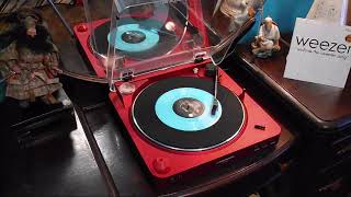 Weezer - Undone-the sweater song / Mykel & Carli - UK 'Undone' Blue Vinyl Single - 1994 - Side 1