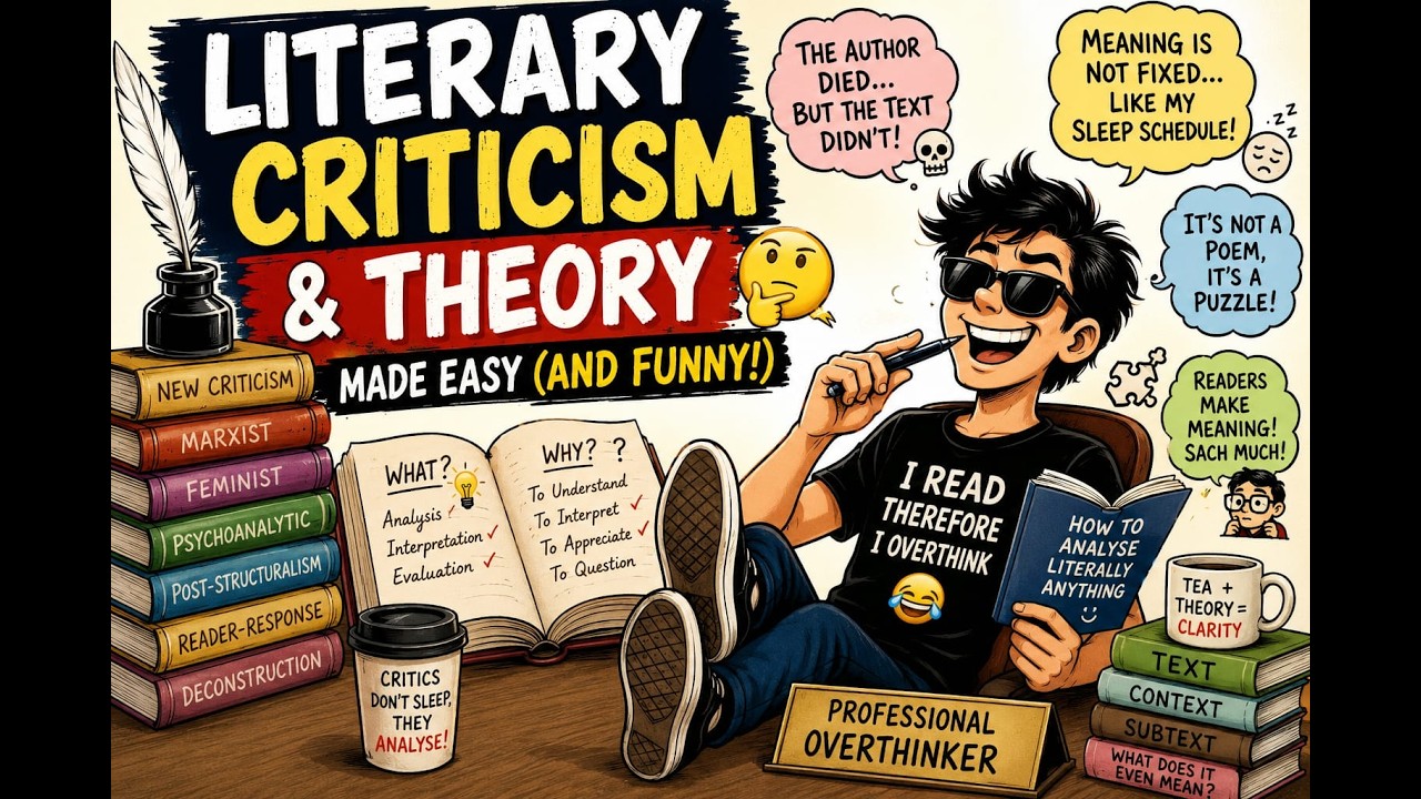 Learn Literary Criticism and Theory with explanation part 2 I UP TGT PGT English I DSSSB UGC NET