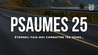 Psaumes 25. La Bible avec sous titres en français. Louis Segond #BibleVision