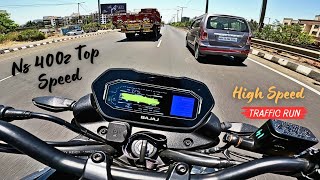 Open Road Top Speed Challenge - Highest Top Speed I Achieved on PULSAR NS 400z