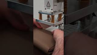Pure leather embossing ASMR 🤍 #shorts