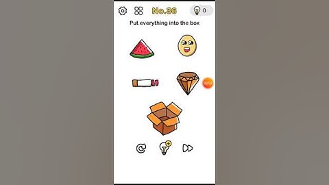 Brain out level 36 put everything into the box