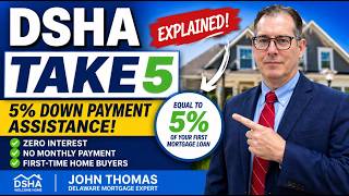 DSHA Take5 Home Loan Delaware | 5% Down Payment Assistance Explained 2026