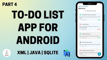 To-Do List App for Android using Java and SQLite (Part 4)
