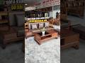 Sofa văng 2m35 gỗ Sồi Nga màu Óc Chó nệm cao su êm ái #sofavang #sofago #gooccho #banghephongkhach