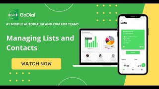 GoDial - CRM (Previously Called - List and Contacts) | TeleCalling CRM and Call Center Software