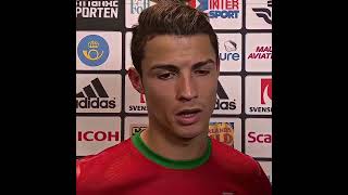 Goat Interview🔥🐐 #ronaldo #cr7 #interview #sweden #zlatan