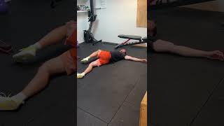Lying stretch for glute and lower back - [Stretching]