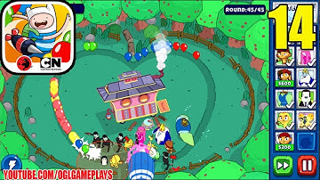 Bloons Adventure Time TD - Apple Thief Level 1 Hard Mode - Gameplay 14