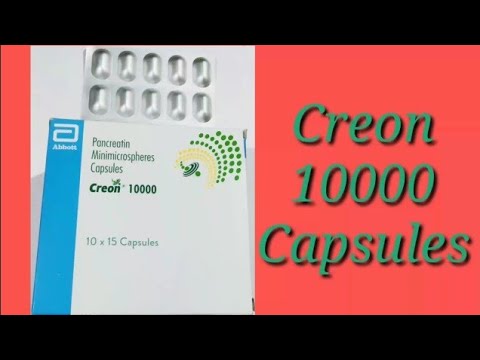 Video: Creon 10000 - Kapslite Kasutamise Juhised, Hind, ülevaated, Analoogid