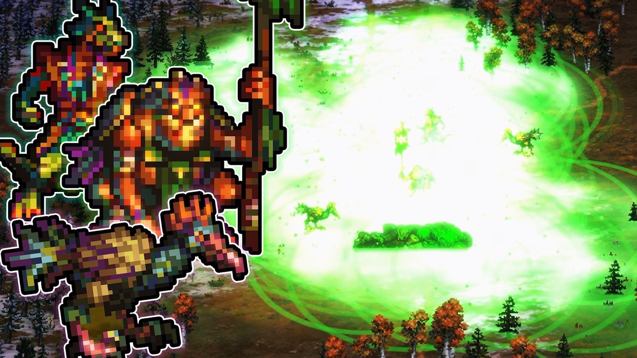 송오컨 개발진이 만든 화려한 픽셀 그래픽의 신작 뱀서류 게임 (Wielders of the Essence)