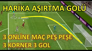 Hari̇ka Aşirtma Ü Ve Etki̇li̇ Korner Kullanma Pes 2021 Mobile Gameplay Online Round 2 Maçı