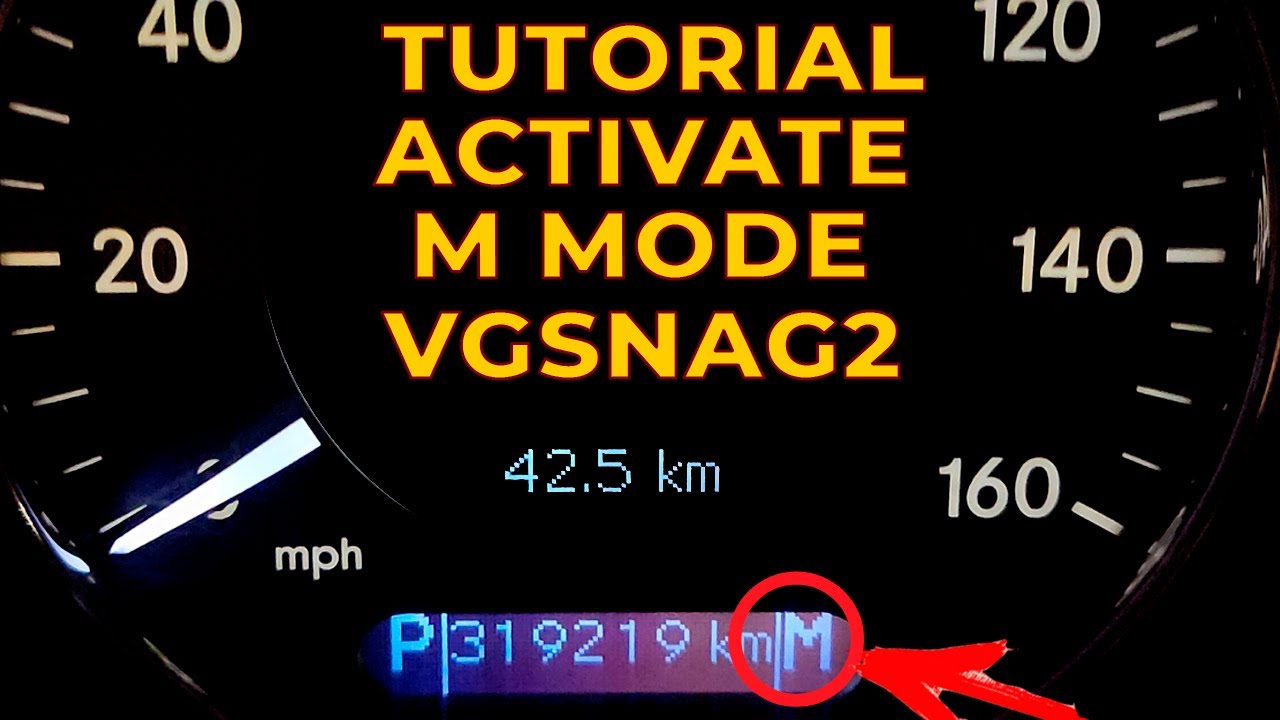 Как активировать Режим M Manual на АКПП 722.9 VGSNAG2 VGS3 0401 7G-Tronic Mercedes W211, W212 W204