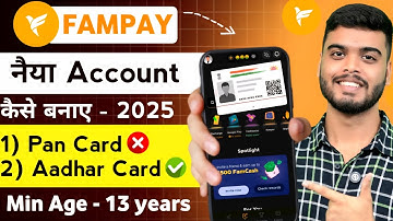 Fampay Account Create | Fampay Account Kaise Banaye 2025 | How To Open Fampay Account With Aadhar