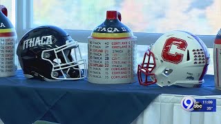 Cortaca Jug prepares to kickoff at MetLife Stadium