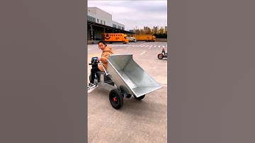 One machine for multiple uses saves time effort labor and manpower #electric tricycle dump