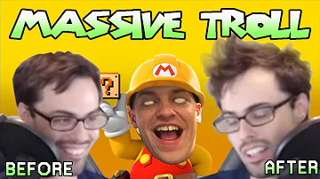 Mario Maker - We Tried So Hard, And Got So Far (Monstrous Troll Level) | Carl vs Poo #3