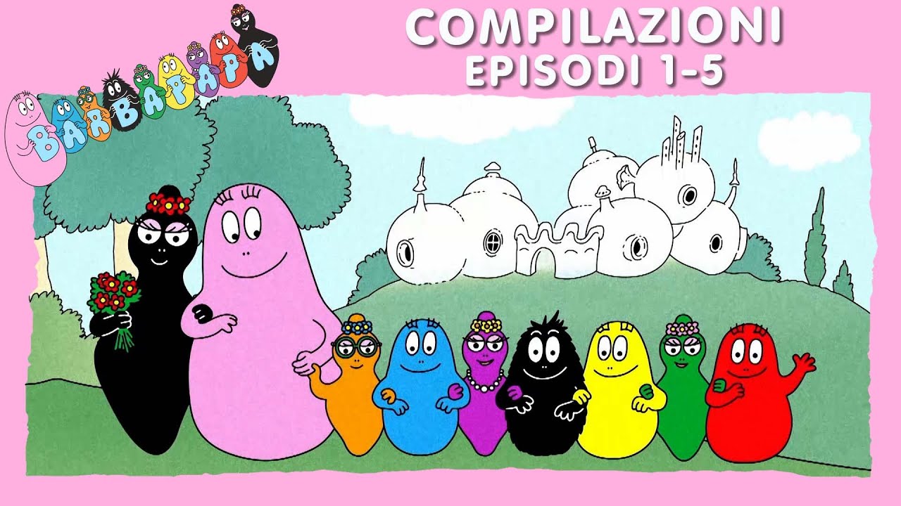 Download Barbapapà : 5 episodi (1,2,3,4,5) - EPISODI COMPLETI (Italiano)