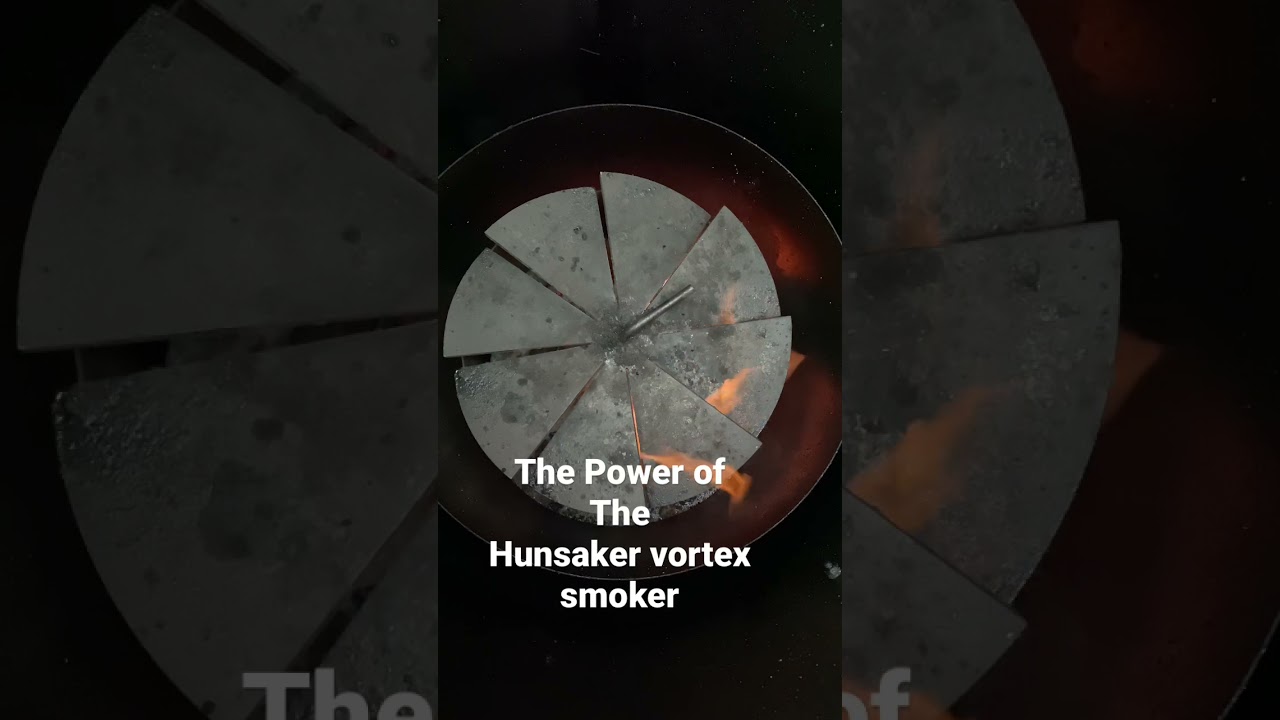 Watch The power of the Hunsaker vortex smoker & B&B charcoal on YouTube Watch The power of the Hunsaker vortex smoker & B&B charcoal on YouTube