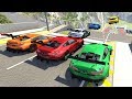 High speed jumpscrashes 48  beamng drive crash testing