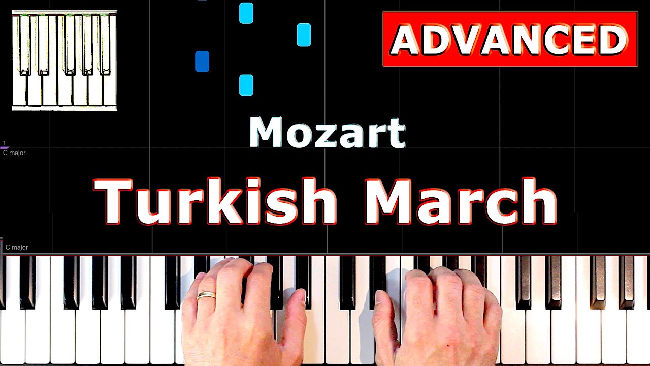 Mozart - Turkish March (Rondo Alla Turca) - Piano Tutorial