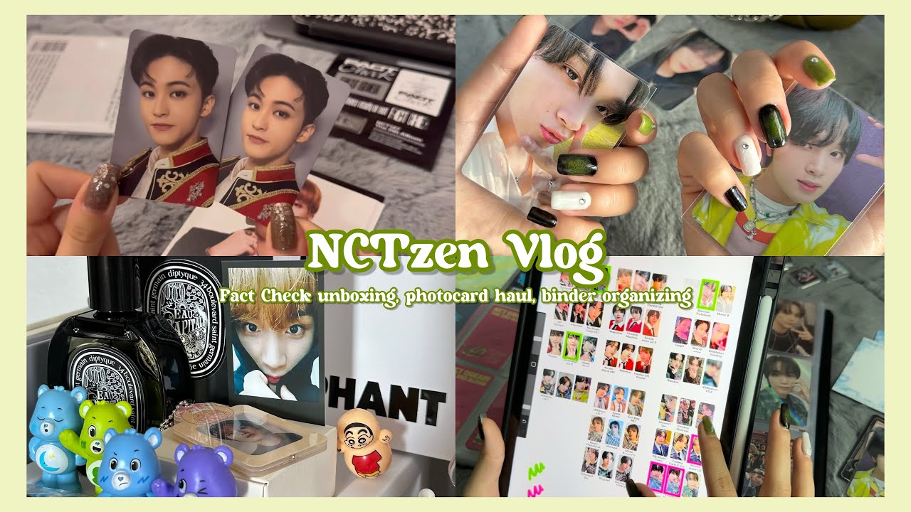 NCTZen Vlog [시즈니 브이로그] - Fact Check Target Unboxing, Mercari Japan Haul, Haechan binder organizing