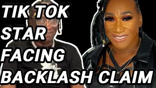 TIK TOK STAR FACING BACKLASH CLAIM