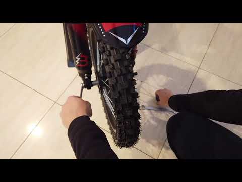 Снятие переднего колеса BUTCH X1 X2 front wheel removing takeoff