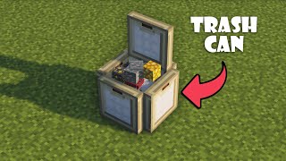 CARA MEMBUAT TEMPAT SAMPAH OTOMATIS DI MINECRAFT!