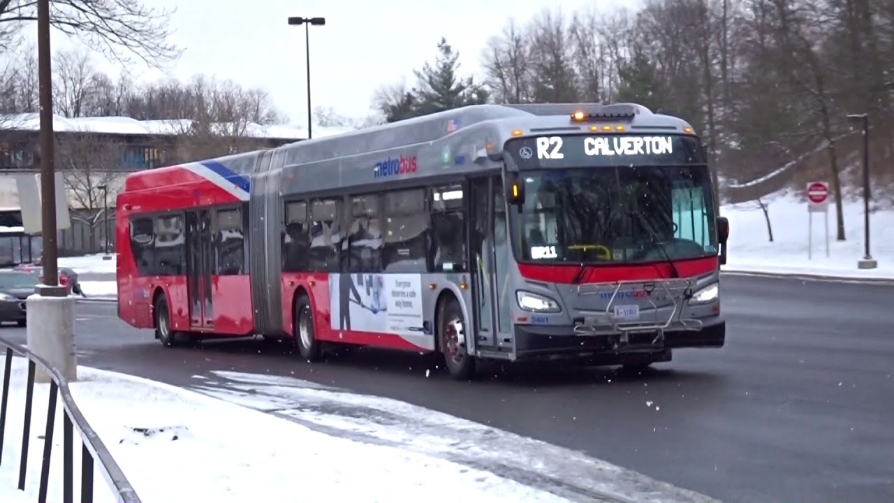 excelsior hotel WMATA Metrobus 2018 New Flyer Xcelsior XDE60 #5481 On Route R2