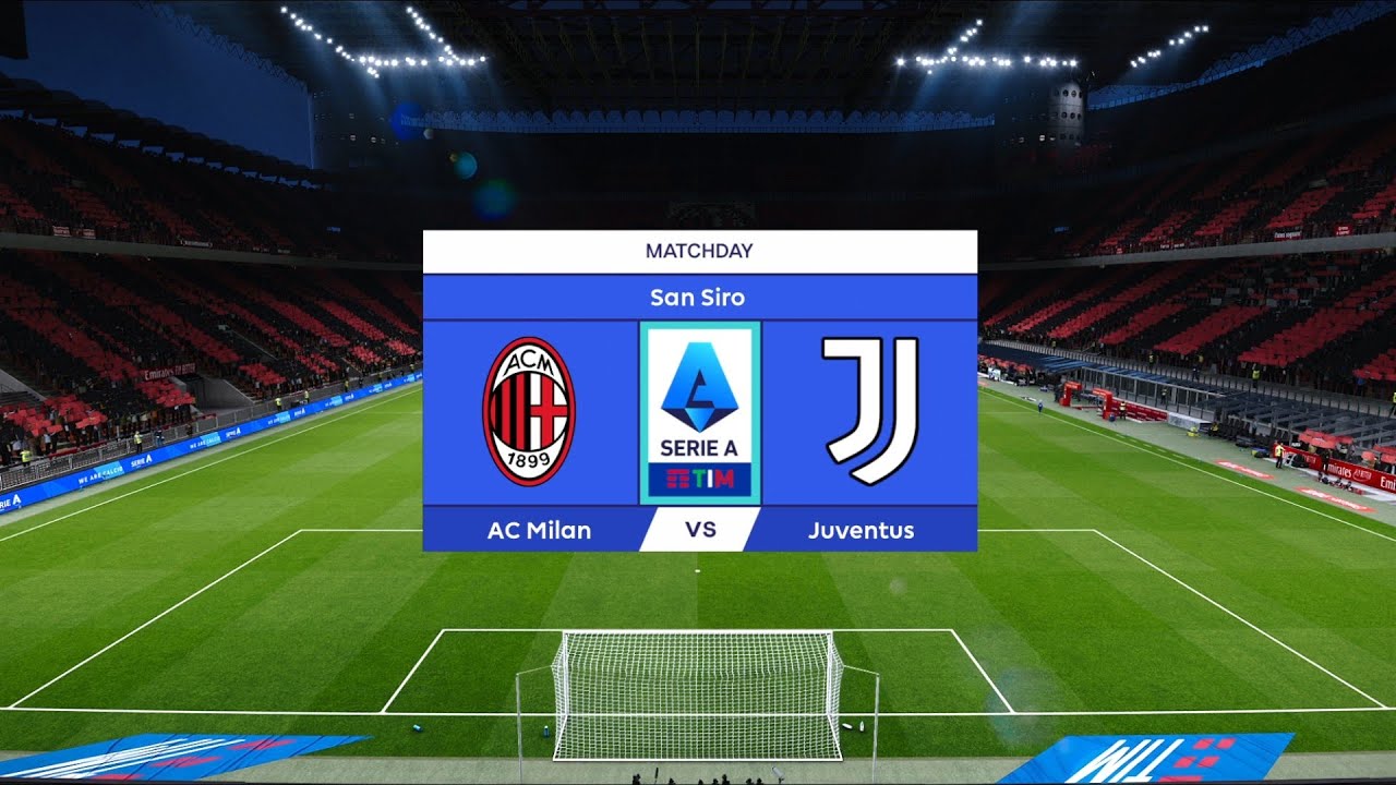 AC Milan vs Juventus | San Siro | 2024-25 Serie A | PES 2021