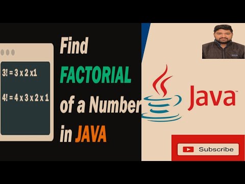 Factorial Program in Java | Find  Factorial of a Number in Hindi | Java Factorial Program