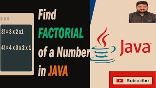 Factorial Program in Java | Find  Factorial of a Number in Hindi | Java Factorial Program