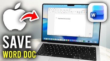 How To Save Word Document On Mac - Step By Step