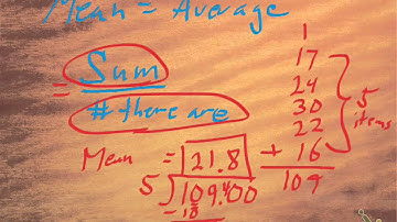 Course 1, Lesson 7-1: Mean, Median, & Mode (+Outliers)