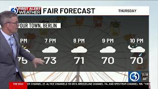 WEATHER: Showers late Thursday, heavier rain possible over the weekend
