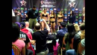 Invicta FC 4 weigh-ins Emily Kagan vs Rose Namajunas.wmv
