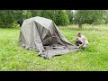 Влагозащитный тент-тамбур Лотос Куб 4. Монтаж и демонтаж