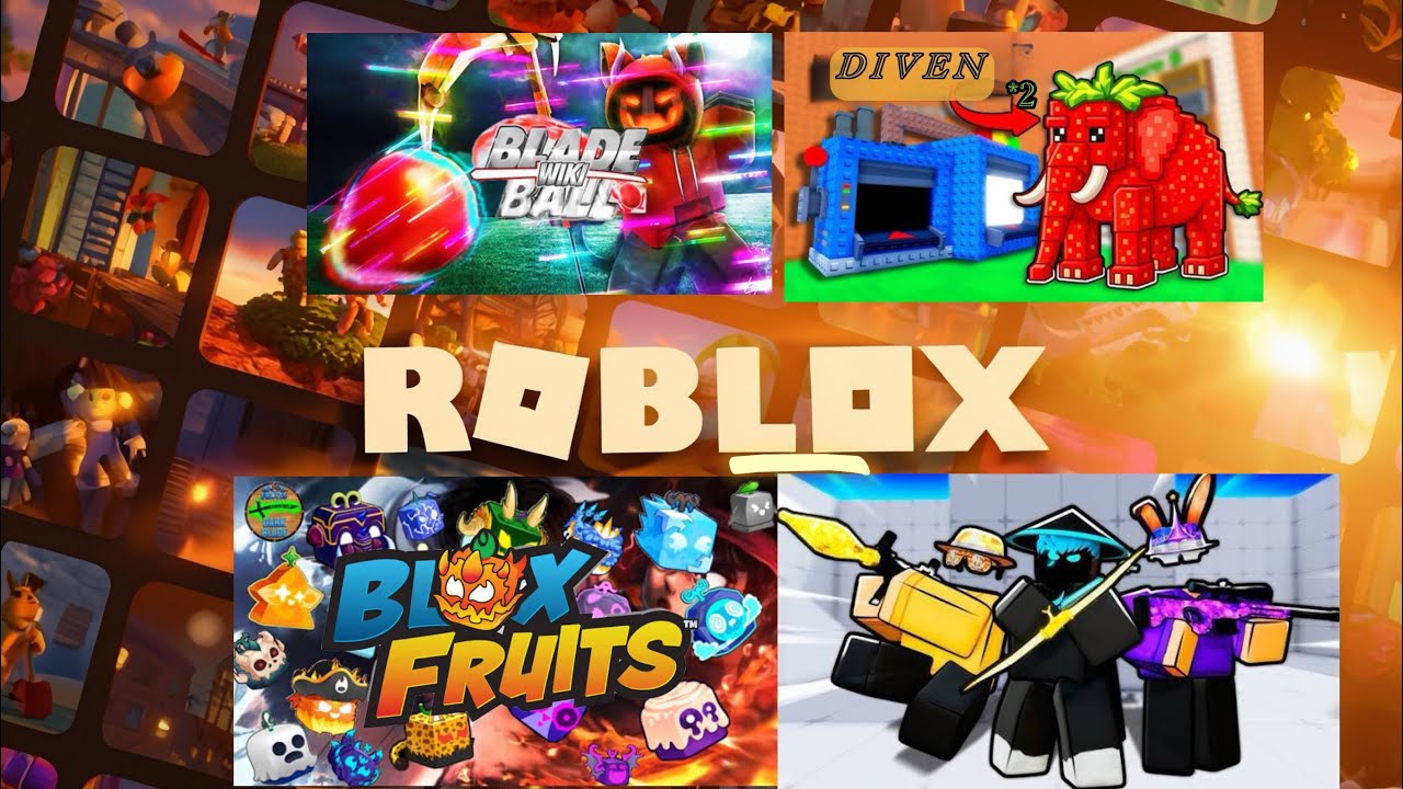 WE PLAY FOUR GAMES IN ROBLOX...