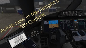 Magknight 789 w/ Avitab In Cockpit!! Web FMC setup Flight Control Cam | Brief Video